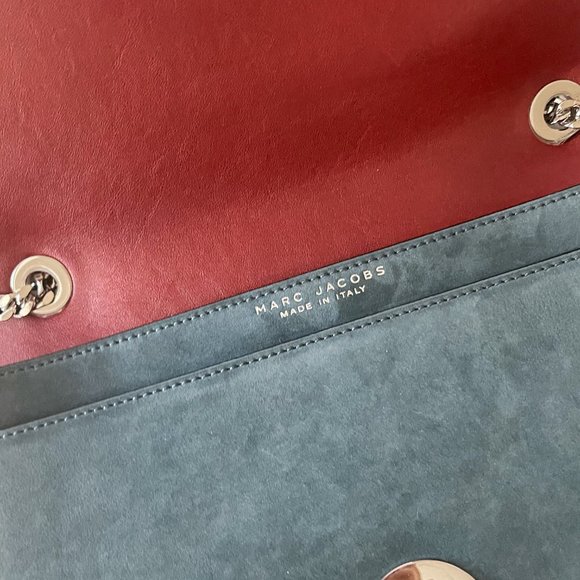 Marc Jacobs Big Trouble Teal Suede Bag - Picture 8 of 13